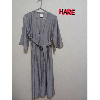 HARE - 7: HARE ハレ グレー ワンピース 羽織もの