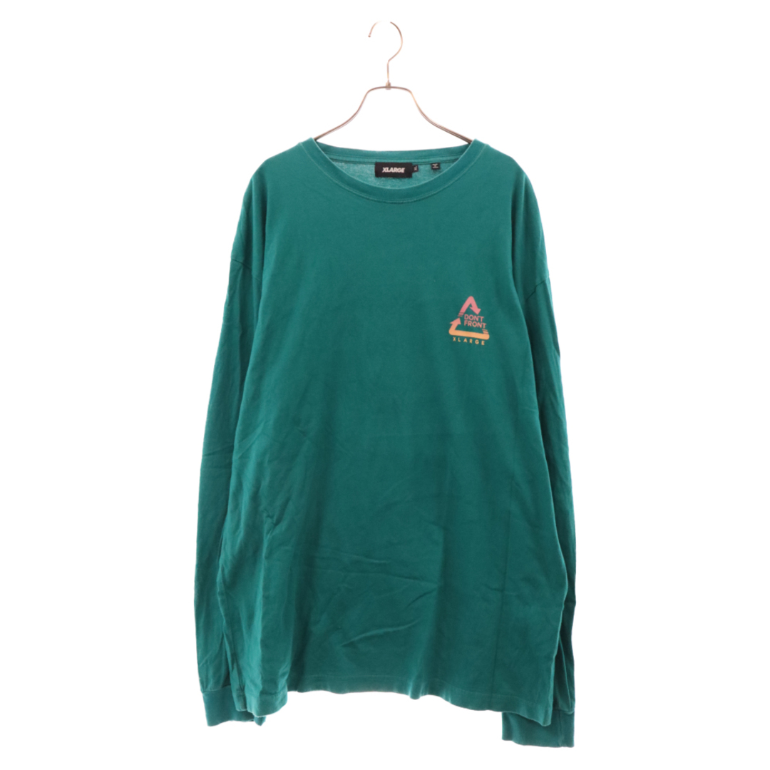 XLARGE(エクストララージ)のX-LARGE エクストララージ L/S TEE ALWAYS ロゴ プリント 長袖カットソー ロングスリーブ Tシャツ グリーン 01193105 メンズのトップス(Tシャツ/カットソー(半袖/袖なし))の商品写真