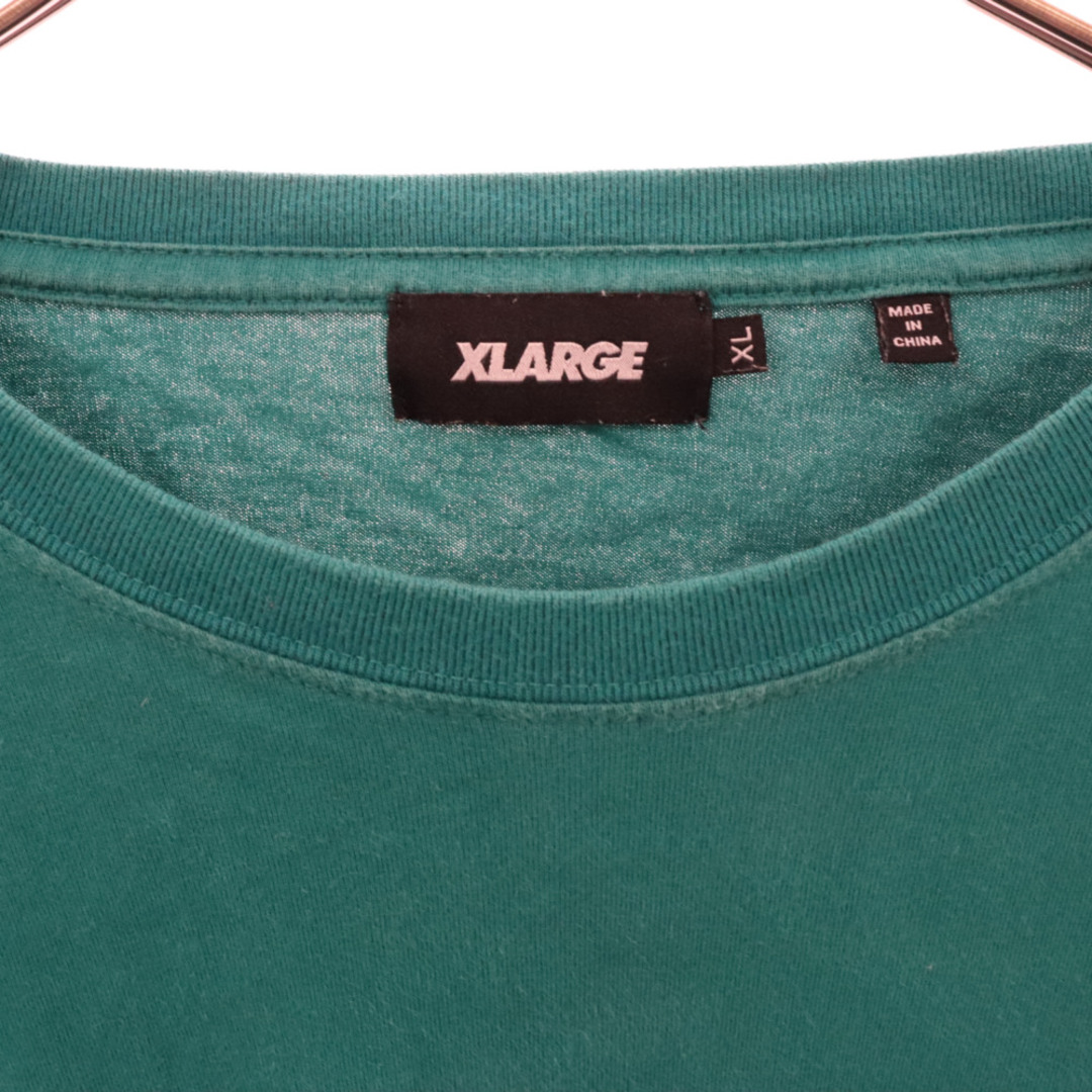 XLARGE(エクストララージ)のX-LARGE エクストララージ L/S TEE ALWAYS ロゴ プリント 長袖カットソー ロングスリーブ Tシャツ グリーン 01193105 メンズのトップス(Tシャツ/カットソー(半袖/袖なし))の商品写真