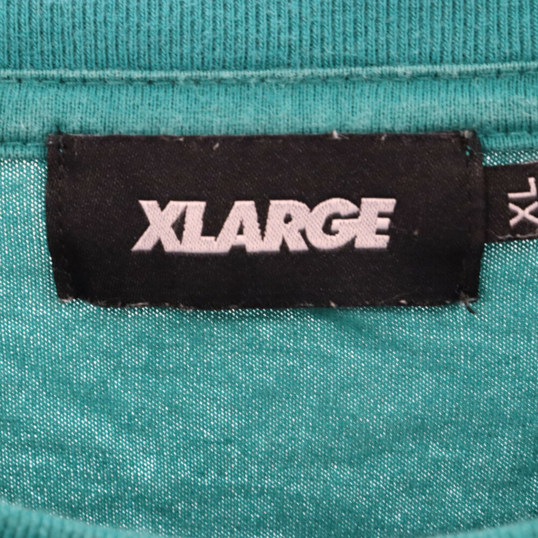 XLARGE(エクストララージ)のX-LARGE エクストララージ L/S TEE ALWAYS ロゴ プリント 長袖カットソー ロングスリーブ Tシャツ グリーン 01193105 メンズのトップス(Tシャツ/カットソー(半袖/袖なし))の商品写真