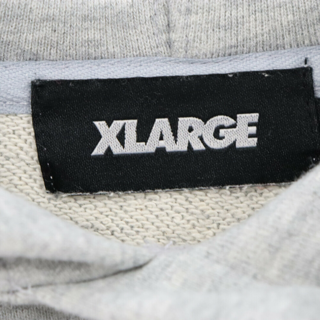 XLARGE(エクストララージ)のX-LARGE エクストララージ PC Pullover Hood SWT ロゴプリント プルオーバー スウェット パーカー グレー 01199201 メンズのトップス(パーカー)の商品写真