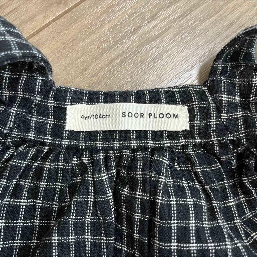 SOOR PLOOM(ソーアプルーム)のsoor ploom  eloise pinafore Grid  4Y キッズ/ベビー/マタニティのキッズ服女の子用(90cm~)(スカート)の商品写真