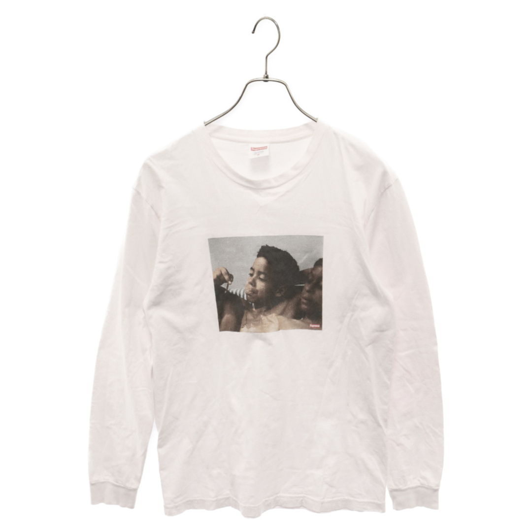 Supreme(シュプリーム)のSUPREME シュプリーム 15SS × Larry Clark Kids Blunt L/S Tee ラリークラーク キッズ ブラント フォト プリント 長袖Tシャツ ホワイト メンズのトップス(Tシャツ/カットソー(七分/長袖))の商品写真