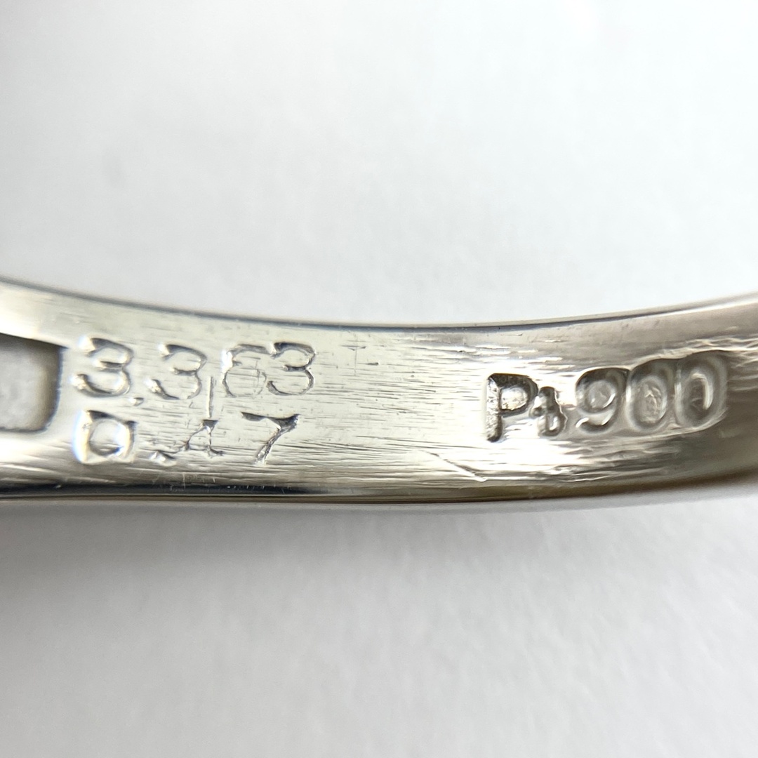 オパール デザインリング 18.5号 Pt900 【中古】 レディースのアクセサリー(リング(指輪))の商品写真