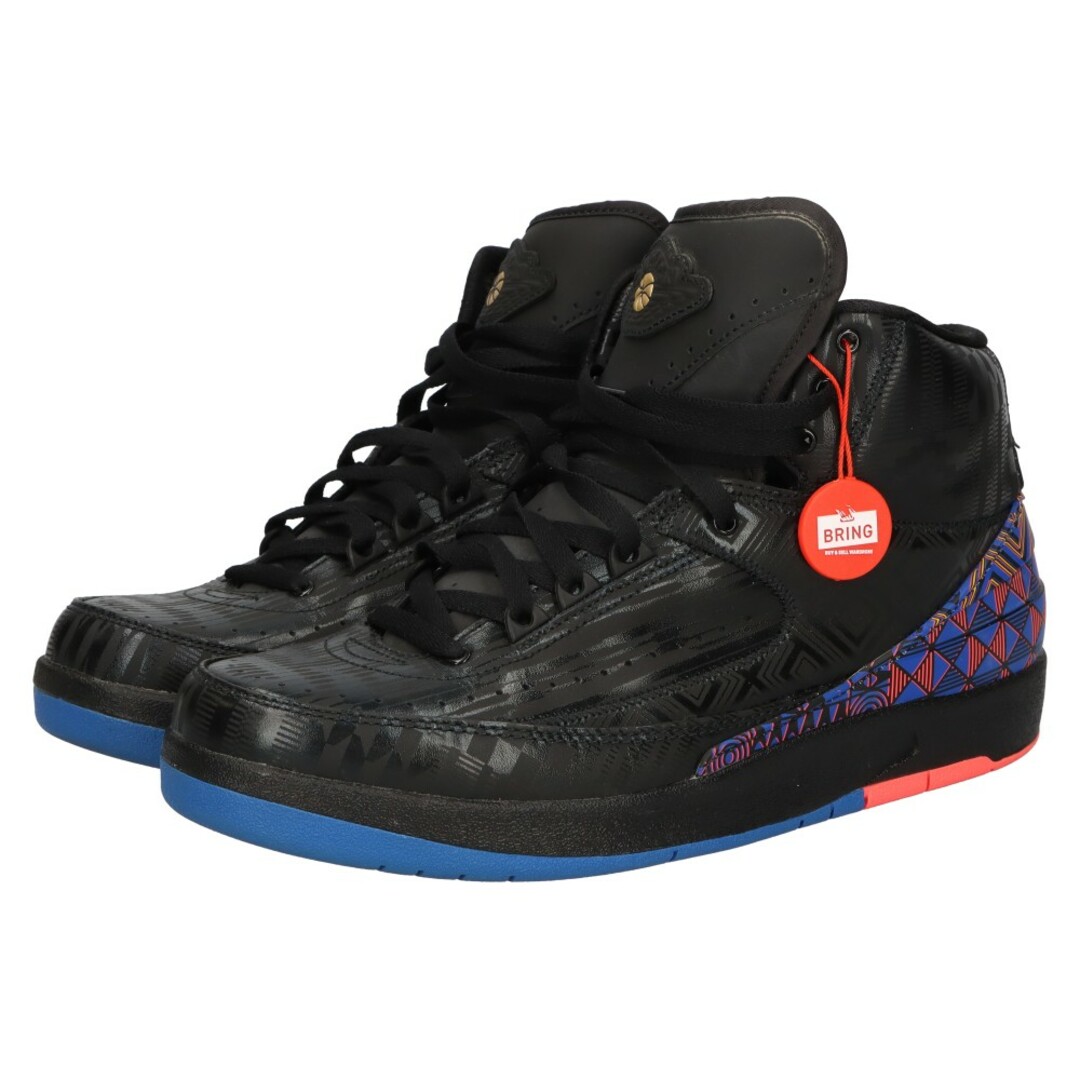 NIKE(ナイキ)のNIKE ナイキ AIR JORDAN 2 RETRO BHM BQ7618-007 エアジョーダン2 ブラックヒストリーマンス ハイカットスニーカー US10/28cm ブラック メンズの靴/シューズ(スニーカー)の商品写真