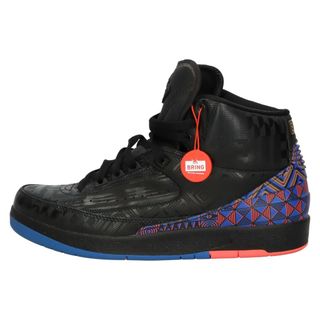 ナイキ(NIKE)のNIKE ナイキ AIR JORDAN 2 RETRO BHM BQ7618-007 エアジョーダン2 ブラックヒストリーマンス ハイカットスニーカー US10/28cm ブラック(スニーカー)