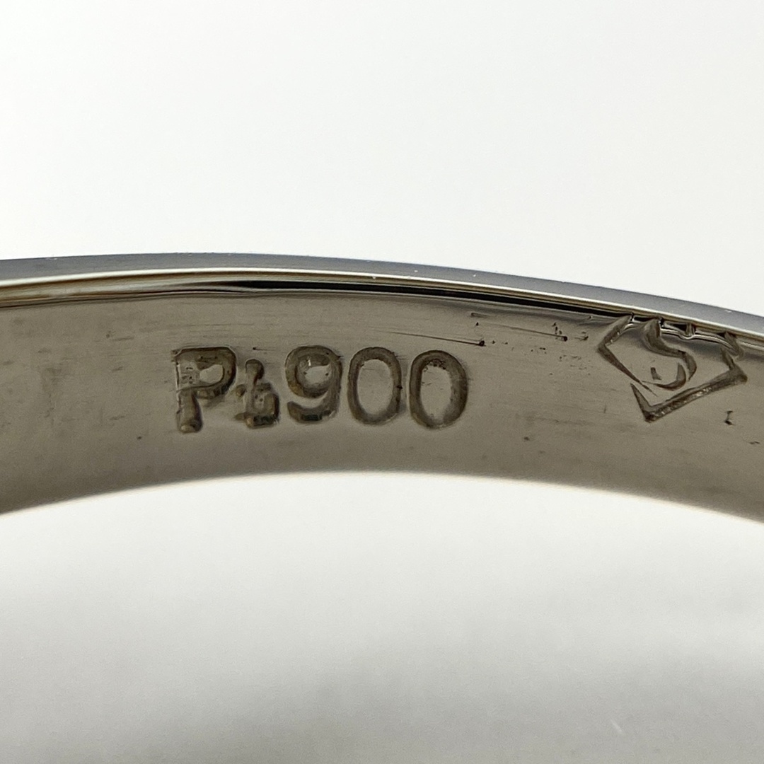 パール デザインリング 20号 Pt900 【中古】 メンズのアクセサリー(リング(指輪))の商品写真