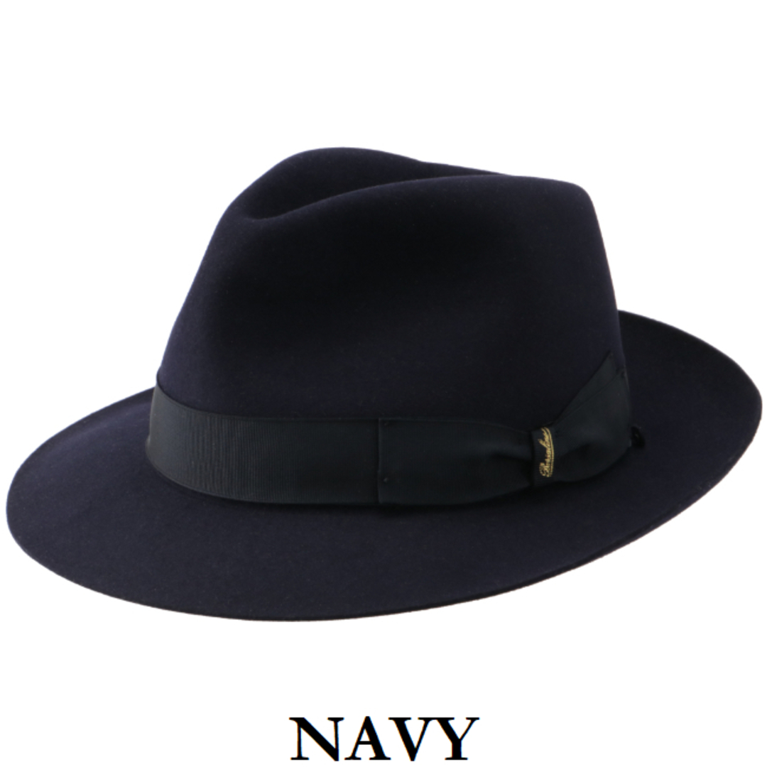 Borsalino(ボルサリーノ)のボルサリーノ/BORSALINO 帽子 メンズ QUALITA SUPERIORE ANELLO RASAT ハット 114336-4336 _0410ff メンズの帽子(ハット)の商品写真