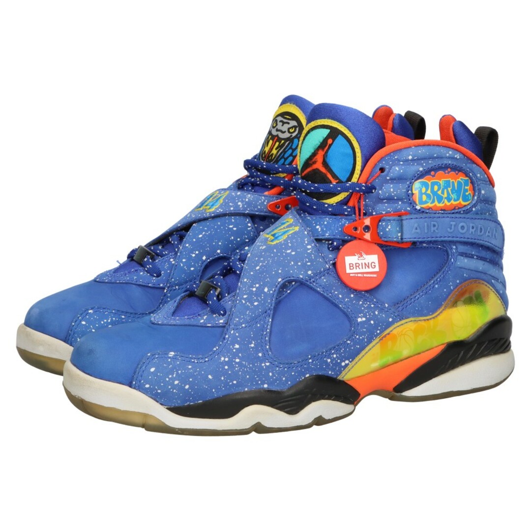 NIKE(ナイキ)のNIKE ナイキ 15年製 DOERNBECHER AIR JORDAN8 RETRO DB 729893-480 ドーレンベッカー エアジョーダン8 ハイカットスニーカー US8/26cm ブルー メンズの靴/シューズ(スニーカー)の商品写真