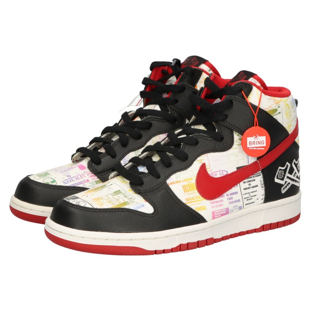 NIKE(ナイキ)のNIKE ナイキ 06年製 DUNK HIGH Lucha Libre 312786-061 ダンク ルチャリブレ ハイカットスニーカー US8.5/26.5cm マルチ メンズの靴/シューズ(スニーカー)の商品写真