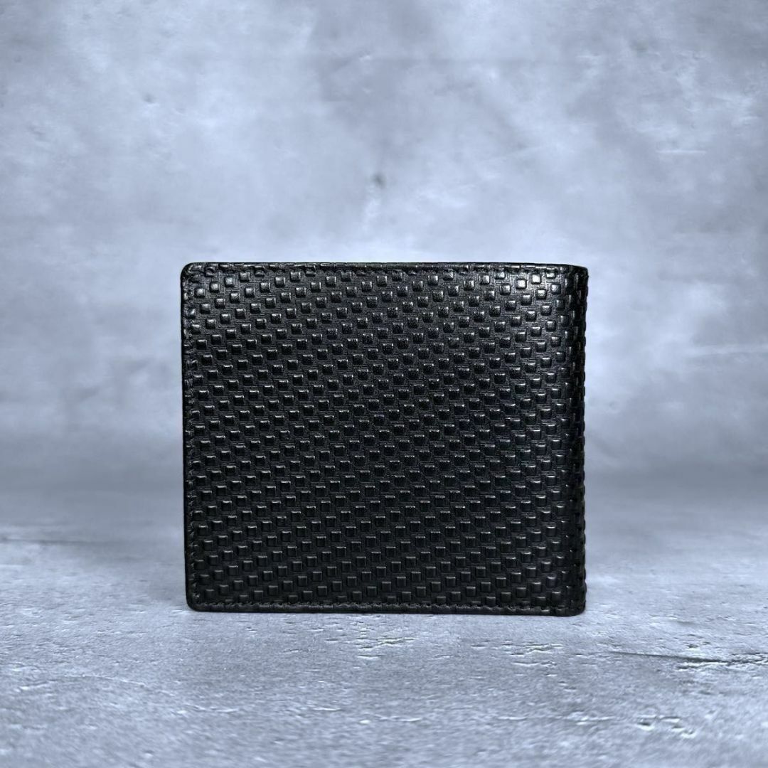 Dunhill(ダンヒル)の【美品】dunhill マイクロディーエイト レザー 二つ折り財布 メンズのファッション小物(折り財布)の商品写真