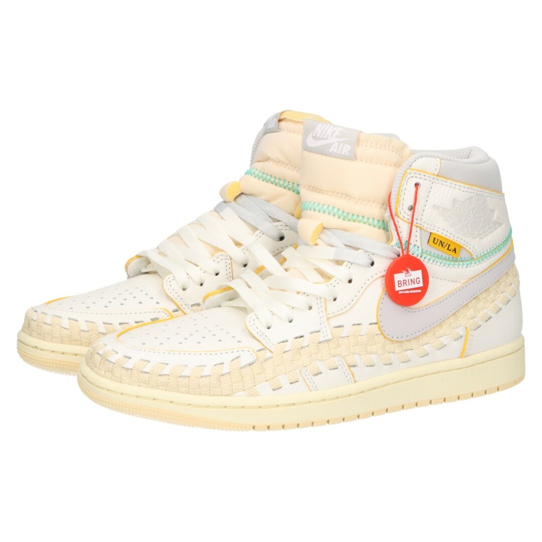 NIKE(ナイキ)のNIKE ナイキ ×UNION AIR JORDAN 1 RETRO HI OG SP SUMMER 96 ユニオン エアジョーダン1 サマー ハイカット スニーカー ホワイト US8.5/26.5cm FD2565-100 メンズの靴/シューズ(スニーカー)の商品写真