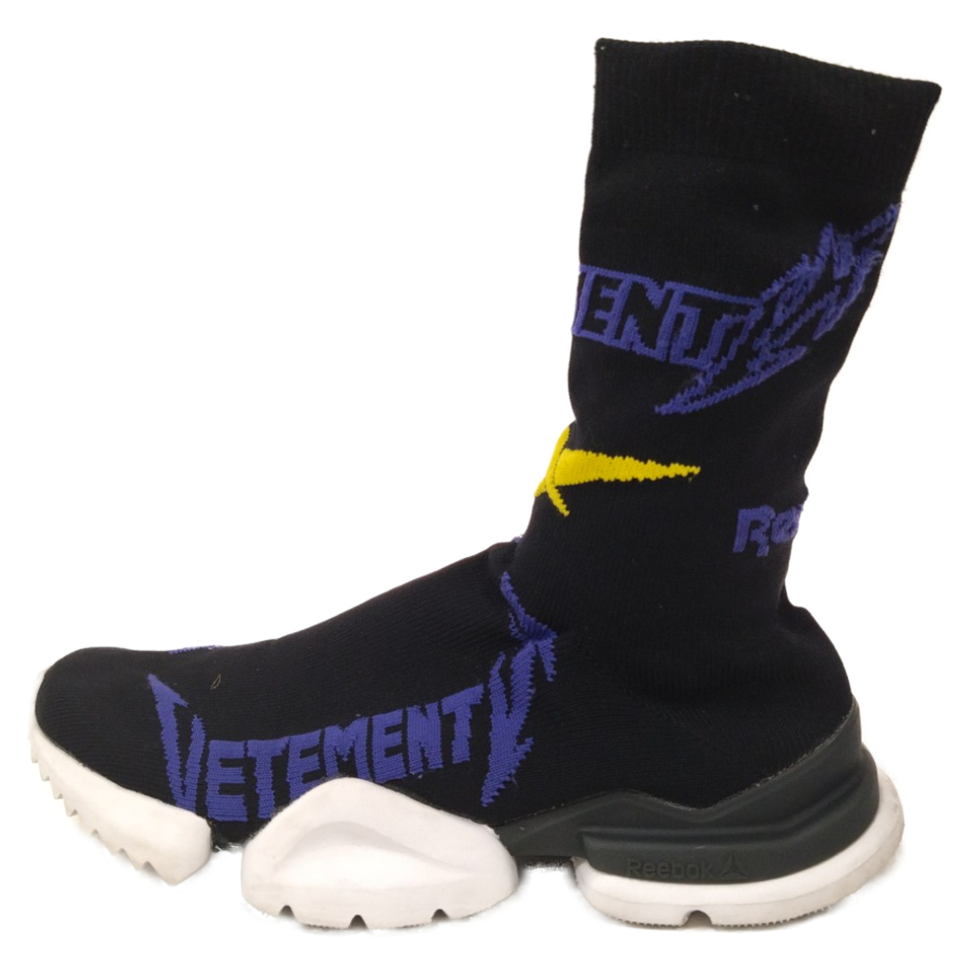 VETEMENTS ヴェトモン ×Reebok Sock Boot UAH19RE5 ×リーボック ソックスアンクルシューズ パープル メンズの靴/シューズ(スニーカー)の商品写真