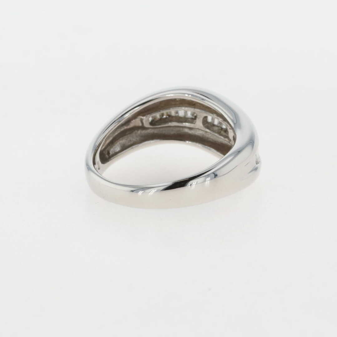 メレダイヤ デザインリング 11号 Pt850 【中古】 レディースのアクセサリー(リング(指輪))の商品写真
