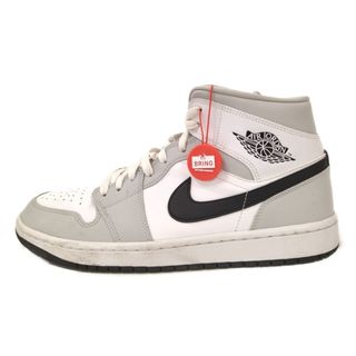 ナイキ(NIKE)のNIKE ナイキ WMNS AIR JORDAN 1 MID BQ6472-015 ウィメンズ エア ジョーダン 1 ミドルカットスニーカー グレー/ホワイト US11.5/28.5cm(スニーカー)