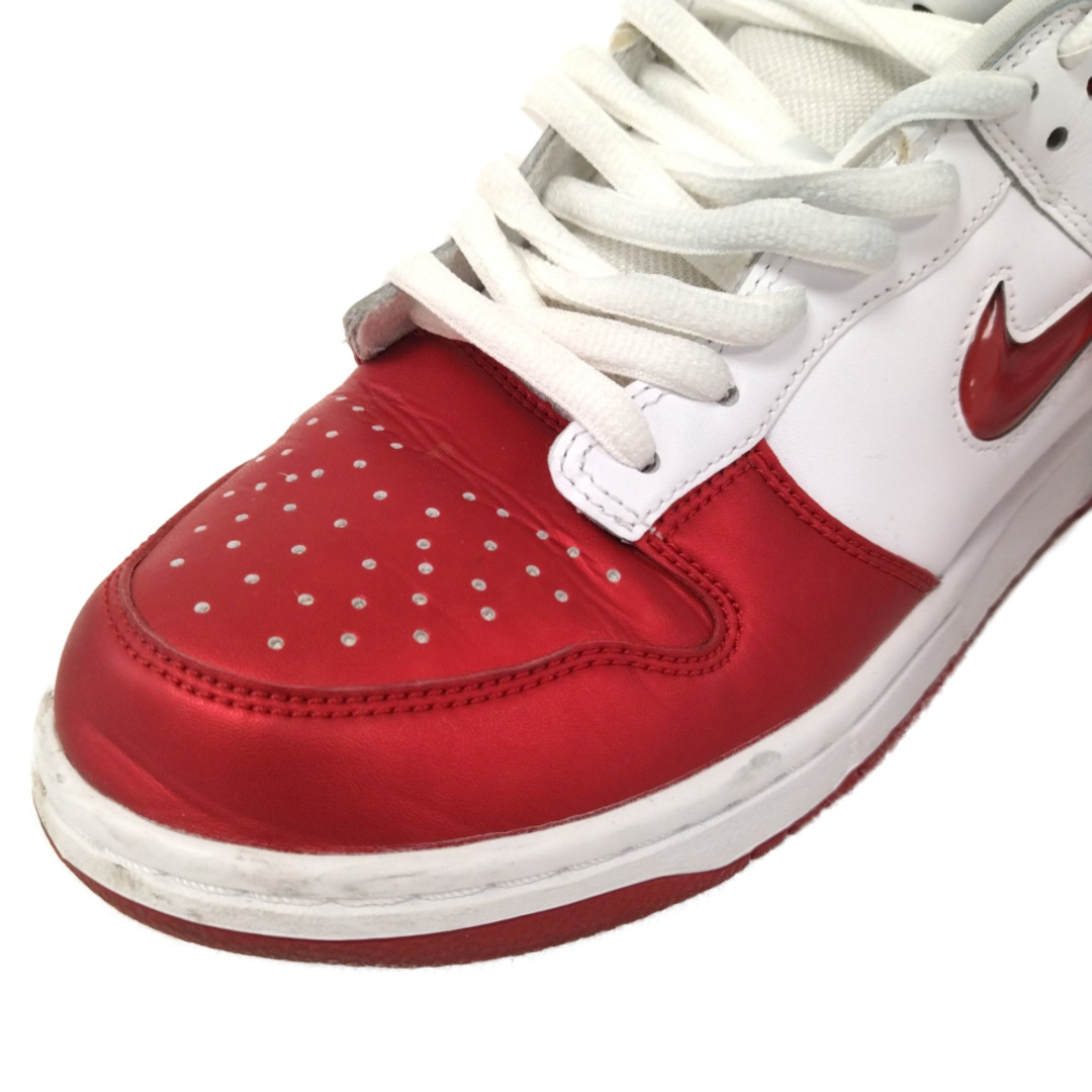 NIKE(ナイキ)のNIKE SB ナイキエスビー ×SUPREME SB DUNK LOW OG CK3480-600 シュプリーム ダンク ローカットスニーカー ホワイト /レッド US10/28cm メンズの靴/シューズ(スニーカー)の商品写真