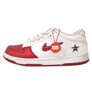 ナイキ(NIKE)のNIKE SB ナイキエスビー ×SUPREME SB DUNK LOW OG CK3480-600 シュプリーム ダンク ローカットスニーカー ホワイト /レッド US10/28cm(スニーカー)