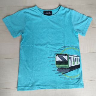 Tシャツ　キッズ　男　 電車柄　120(Tシャツ/カットソー)