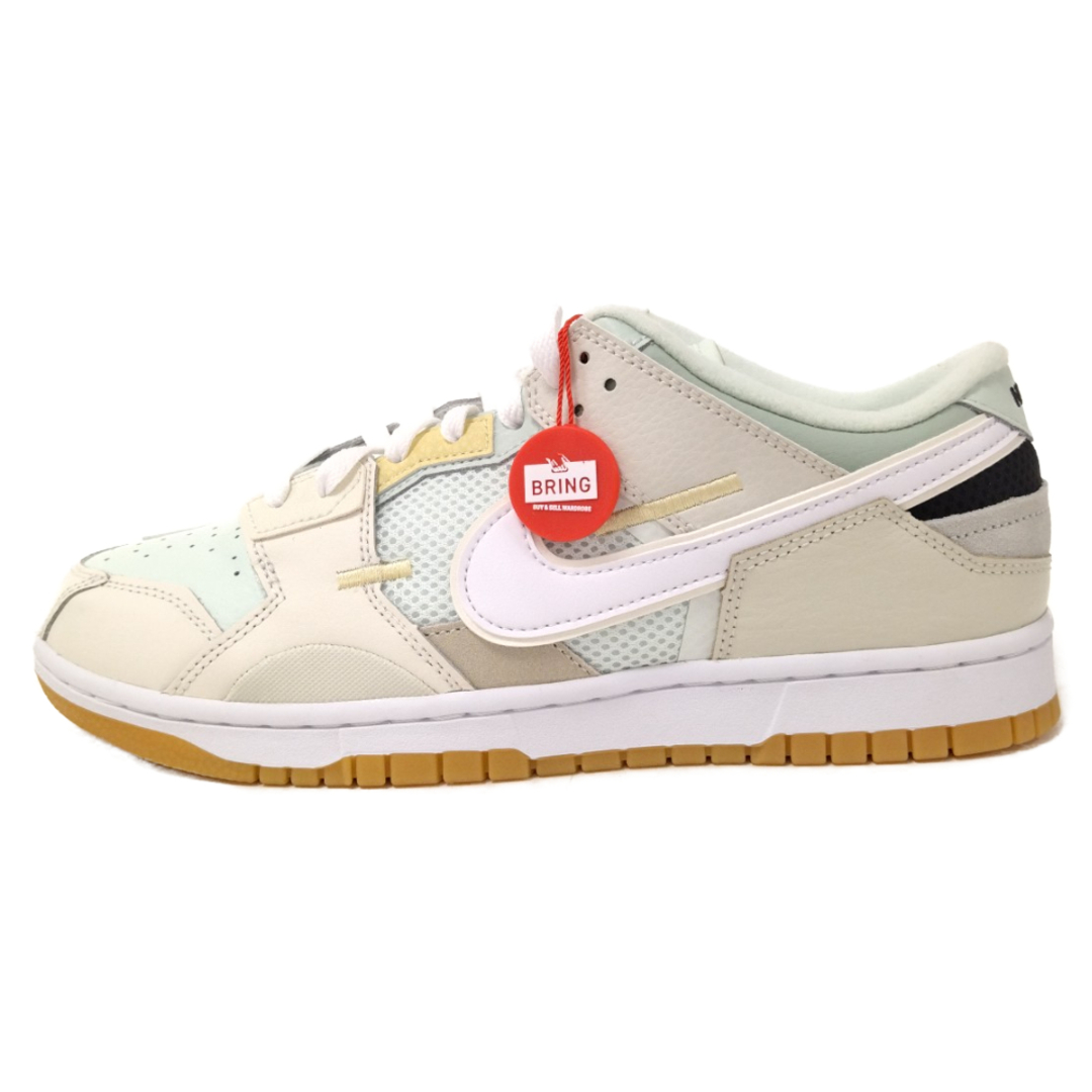 NIKE(ナイキ)のNIKE ナイキ DUNK LOW SCRAP SEA GLASS DB0500-100 ダンクロースクラップ シーグラス ローカットスニーカー ホワイト US10/28cm メンズの靴/シューズ(スニーカー)の商品写真