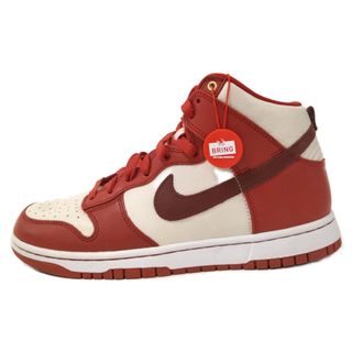 ナイキ(NIKE)のNIKE ナイキ WMNS DUNK HIGH LXX CINNABAR DX0346-600 ウィメンズ ダンク ハイ シナバー ハイカットスニーカー US11.5/28.5cm レッド(スニーカー)