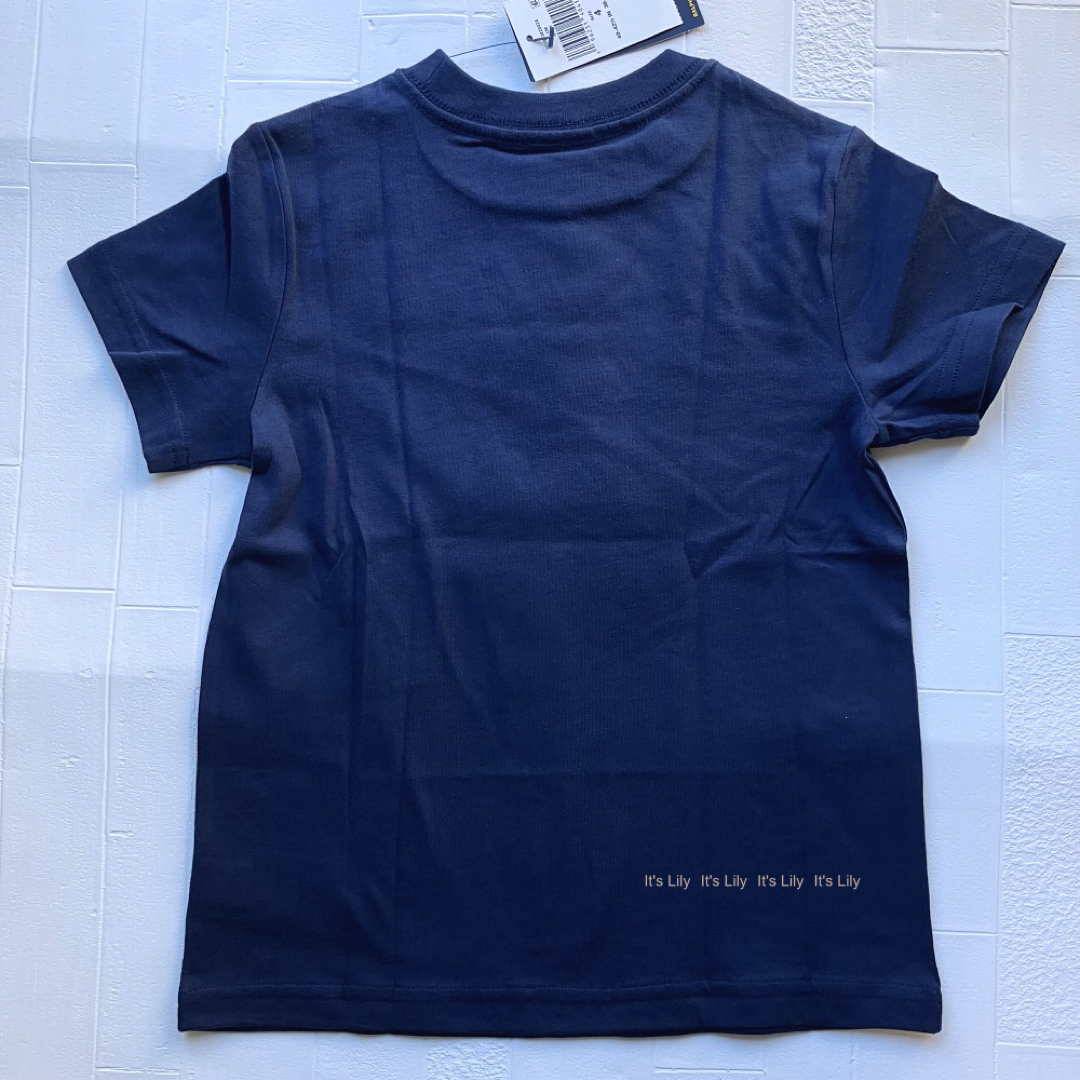 Ralph Lauren(ラルフローレン)の6t120cm 半袖　紺　グリーンハットベア　ラルフローレン キッズ/ベビー/マタニティのキッズ服男の子用(90cm~)(Tシャツ/カットソー)の商品写真