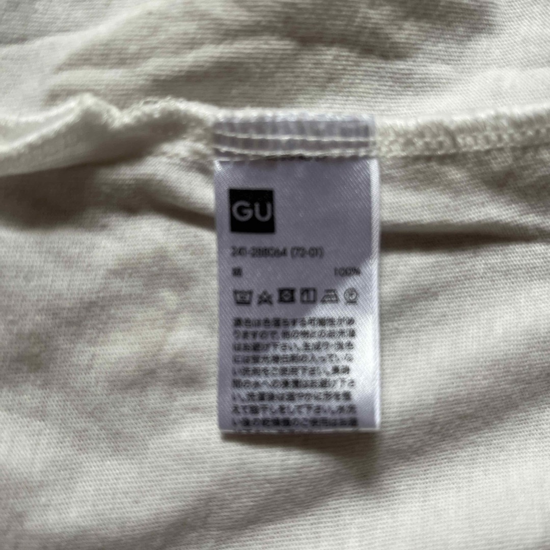 GU(ジーユー)のGU レディース　ノースリーブカットソー　M カジュアルTシャツ レディースのトップス(カットソー(半袖/袖なし))の商品写真