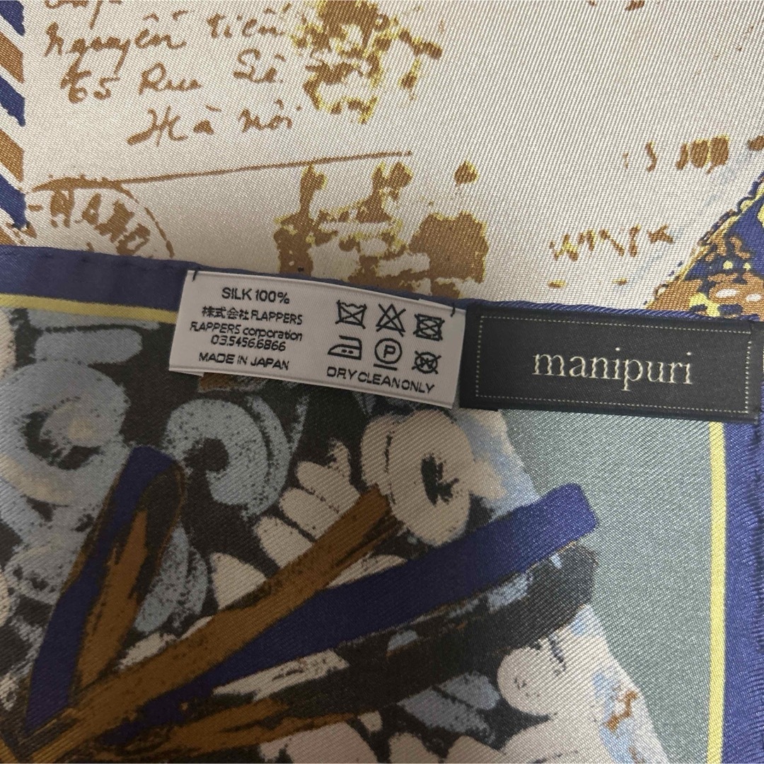 manipuri(マニプリ)のマニプリ シルク スカーフ DESK レディースのファッション小物(バンダナ/スカーフ)の商品写真