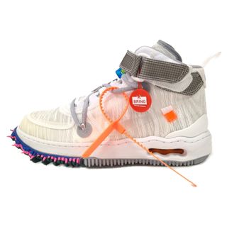 ナイキ(NIKE)のNIKE ナイキ ×OFF-WHITE AIR FORCE 1 MID SP DO6290-100 オフホワイト エアフォース1 ミッド ミッドカットスニーカー ホワイト US8.5/26.5cm(スニーカー)