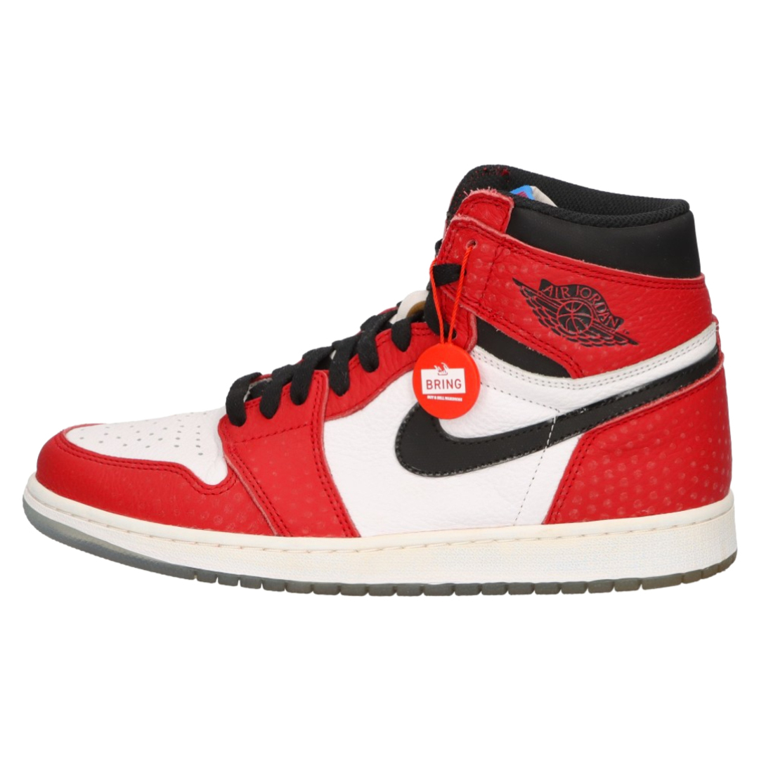 NIKE(ナイキ)のNIKE ナイキ AIR JORDAN1 RETRO HIGH ORIGIN STORY 555088-602 エアジョーダン1 ハイカットスニーカー US10/28cm レッド/ホワイト メンズの靴/シューズ(スニーカー)の商品写真