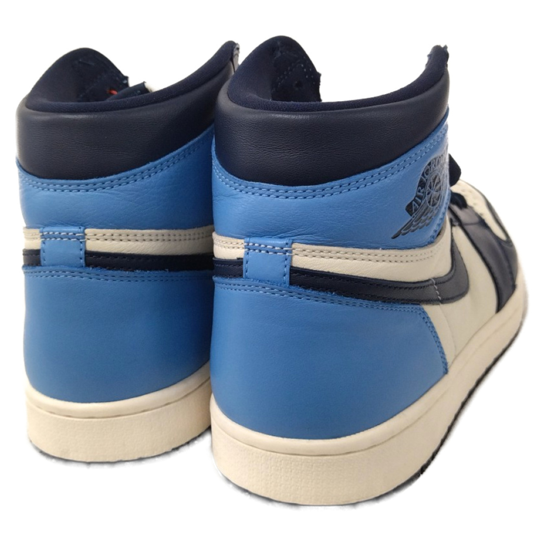 NIKE ナイキ AIR JORDAN1 RETRO HIGH OG OBSIDIAN UNIVERSITY BLUE 555088-140  エアジョーダン1 レトロ ハイカットスニーカー シューズ オブシディアン ブルー US10/28cm