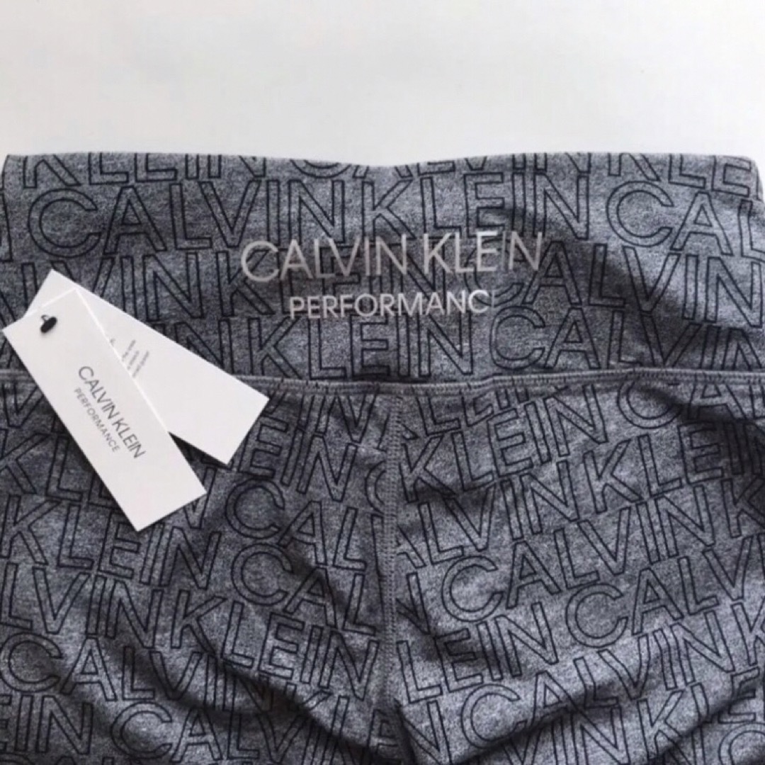 Calvin Klein(カルバンクライン)のレア 新品 カルバンクライン USA ハイウエスト レギンス S 下着 ヨガ レディースのレッグウェア(レギンス/スパッツ)の商品写真