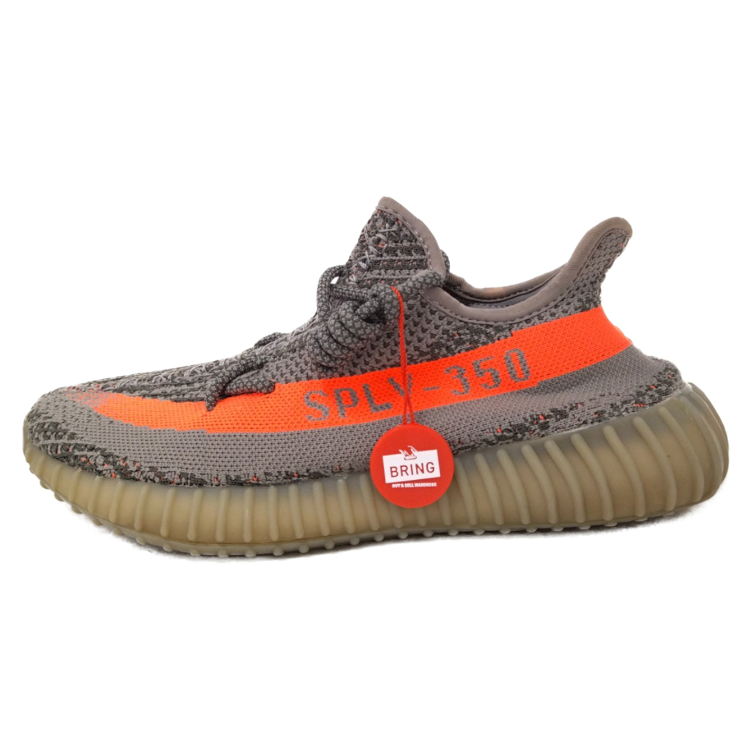 adidas(アディダス)のadidas アディダス YEEZY BOOST 350 V2 BELUGA イージーブースト 350V2 ベルーガ ローカットスニーカー グレー/オレンジ US8/26cm BB1826 メンズの靴/シューズ(スニーカー)の商品写真