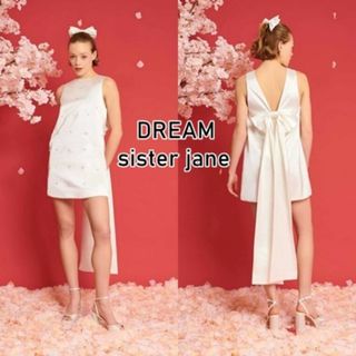 シスタージェーン(sister jane)のDREAM Sister Jane バックリボン(取外し可)ミニドレス(ミニドレス)