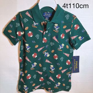 ラルフローレン(Ralph Lauren)の4t110cm 半袖　ポロベア　ポロシャツ　ラルフローレン(Tシャツ/カットソー)