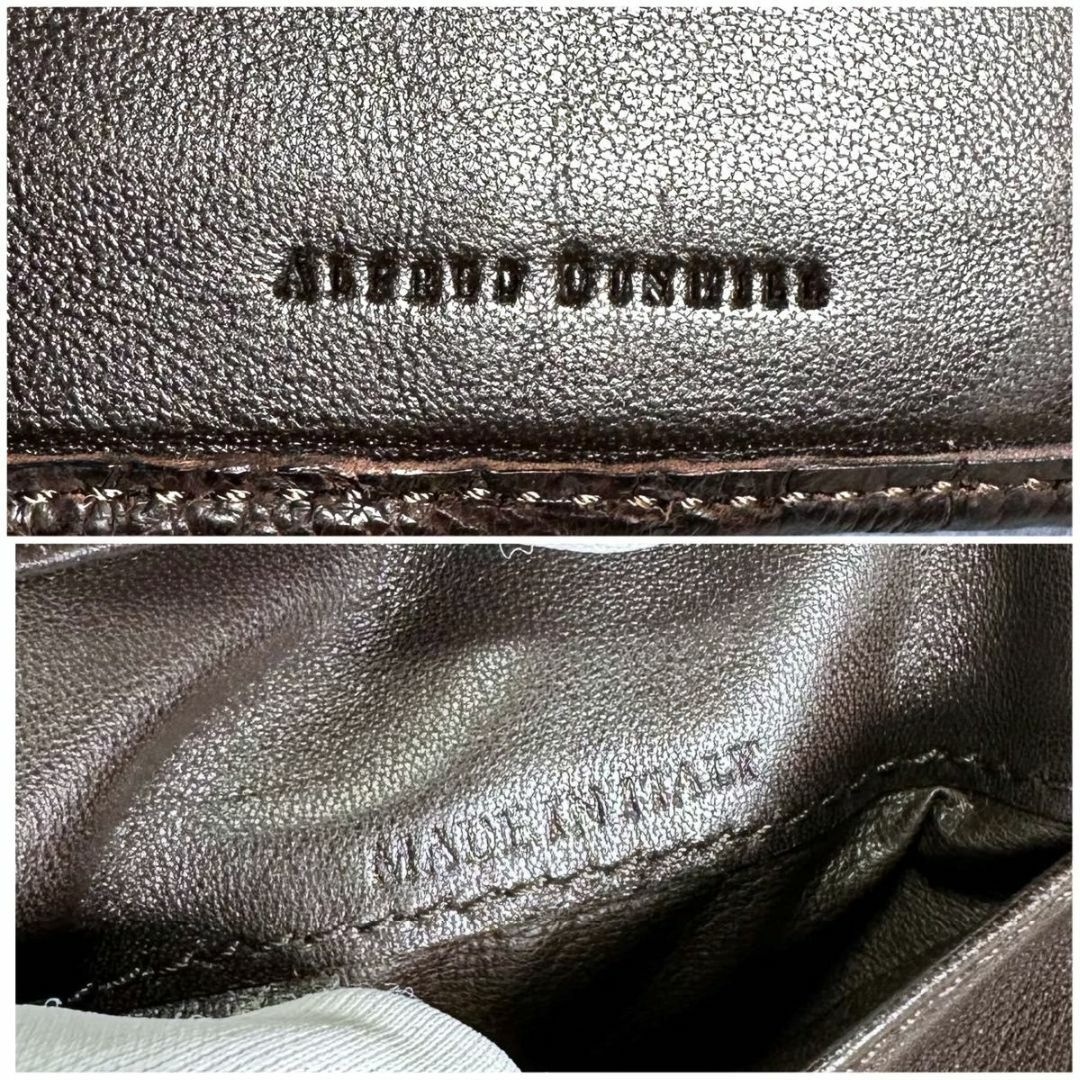 Dunhill(ダンヒル)の【希少/美品】 ALFRED DUNHILL クロコダイル 二つ折り財布 札入れ メンズのファッション小物(折り財布)の商品写真