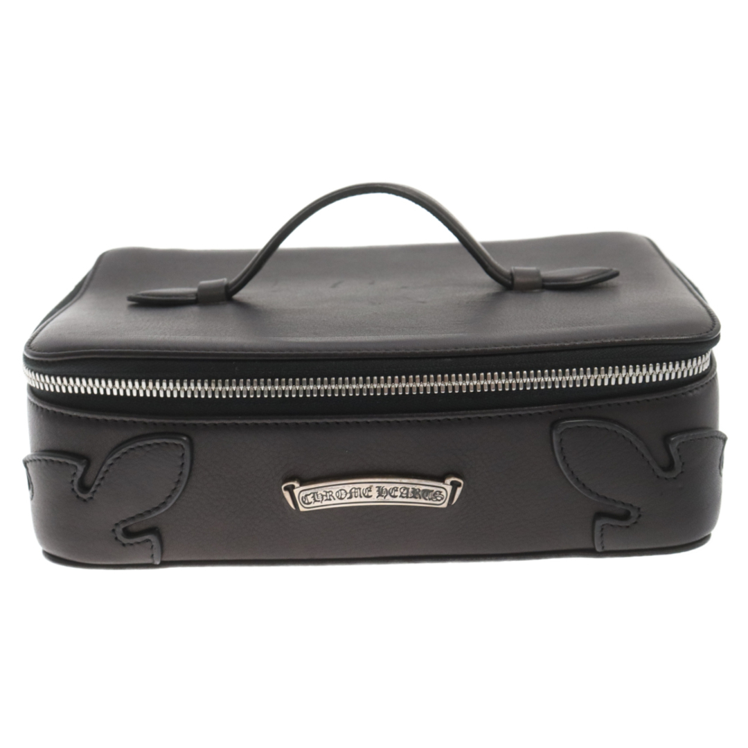 Chrome Hearts(クロムハーツ)のCHROME HEARTS クロムハーツ BAG JEWELRY CASE レザー バッグ ジュエリーケース ブラック メンズのアクセサリー(その他)の商品写真