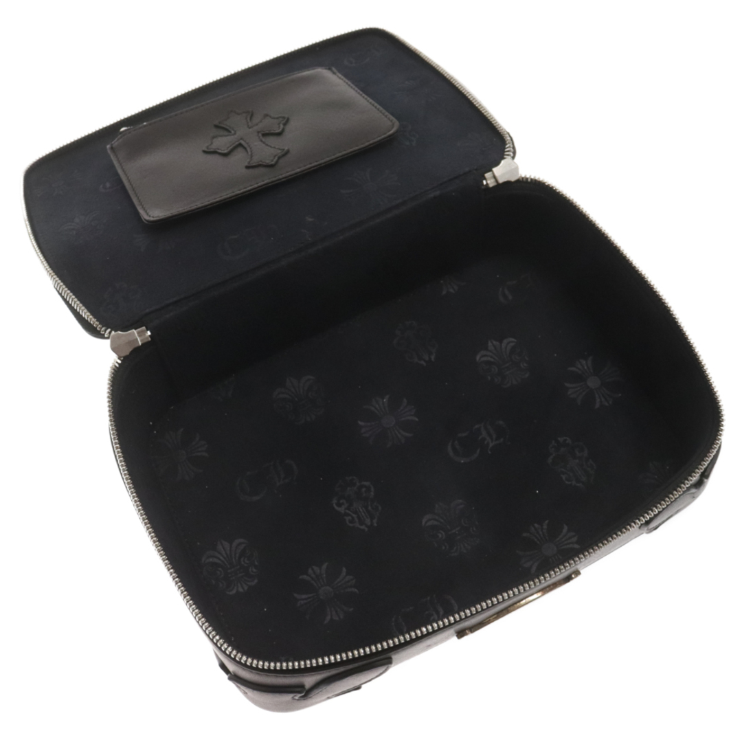 Chrome Hearts(クロムハーツ)のCHROME HEARTS クロムハーツ BAG JEWELRY CASE レザー バッグ ジュエリーケース ブラック メンズのアクセサリー(その他)の商品写真