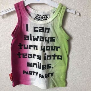 パーティーパーティー(PARTYPARTY)のパーティパーティ タンクトップ 100センチ(Tシャツ/カットソー)