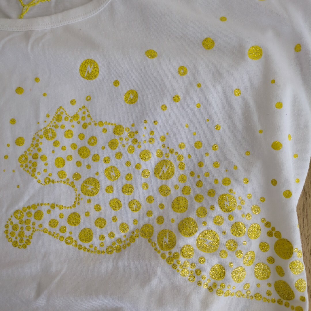 PUMA(プーマ)のpuma　金のイラスト入りTシャツL レディースのトップス(Tシャツ(半袖/袖なし))の商品写真