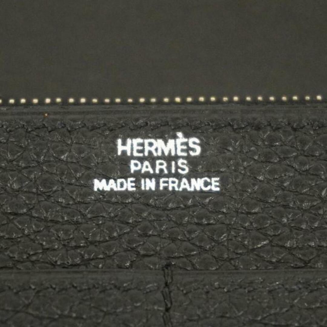 Hermes(エルメス)の【4ib2402】エルメス 長財布/ドゴンGM/□I刻印/トゴ/ブラック/シルバー金具 【中古】 メンズ/レディース/ユニセックス レディースのファッション小物(財布)の商品写真