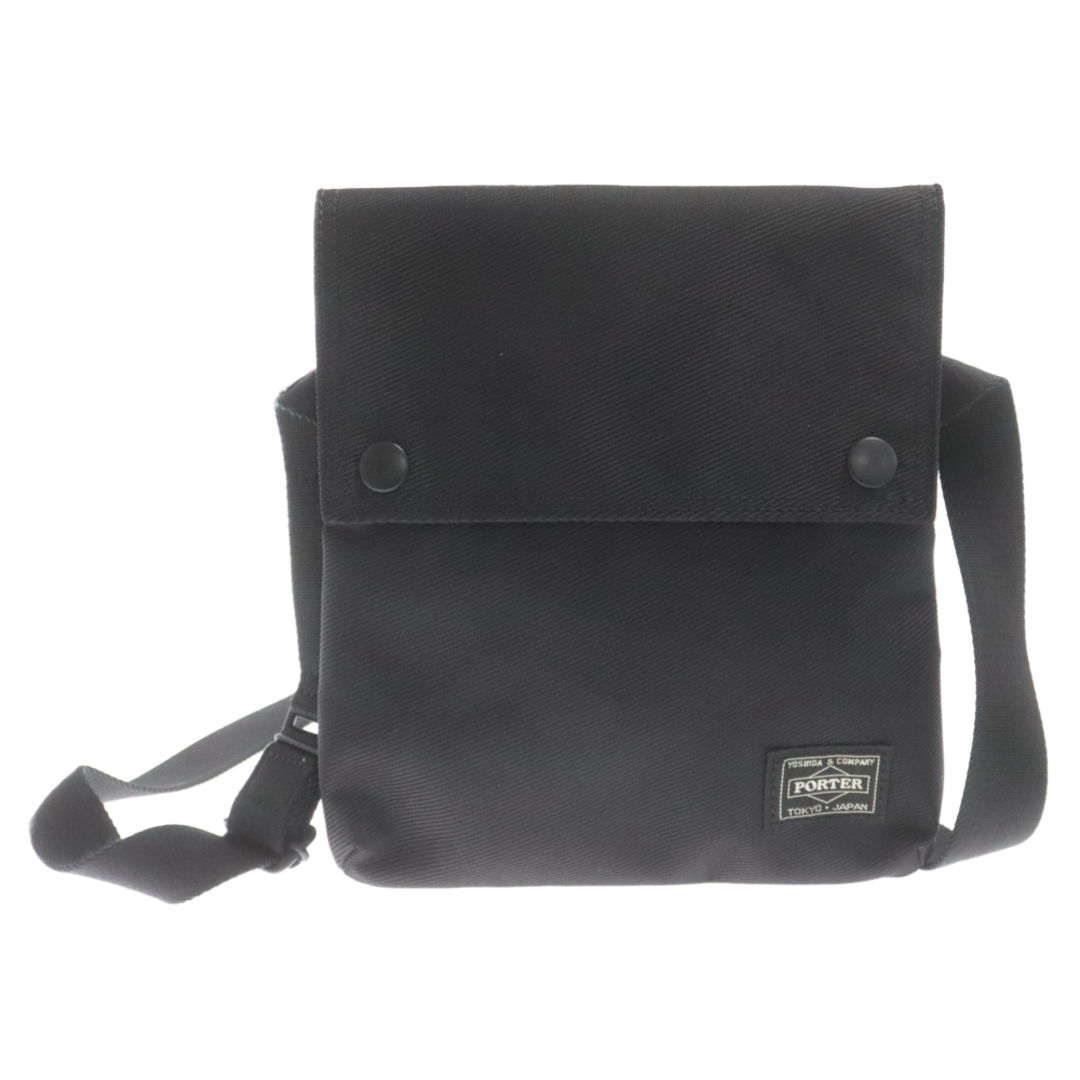 PORTER(ポーター)のPORTER ポーター UNIT SHOULDER BAG ユニット ショルダー フラップバッグ ブラック メンズのバッグ(ショルダーバッグ)の商品写真