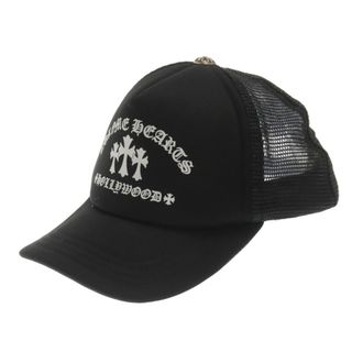 クロムハーツ(Chrome Hearts)のCHROME HEARTS クロムハーツ King Taco Trucker Cap キングタコ セメタリークロスプリント トラッカーメッシュキャップ 帽子 ブラック 304196451/262(キャップ)