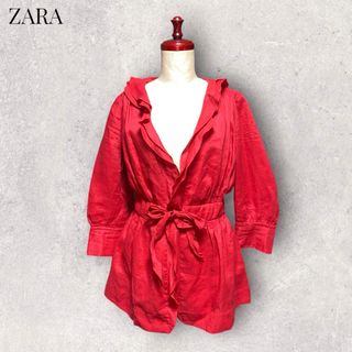 ザラ(ZARA)のZARA WOMAN フリルブラウス ザラ(シャツ/ブラウス(長袖/七分))