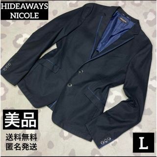 NICOLE - 【美品】HIDEAWAYS NICOLE 48 コットンストレッチジャケット　L