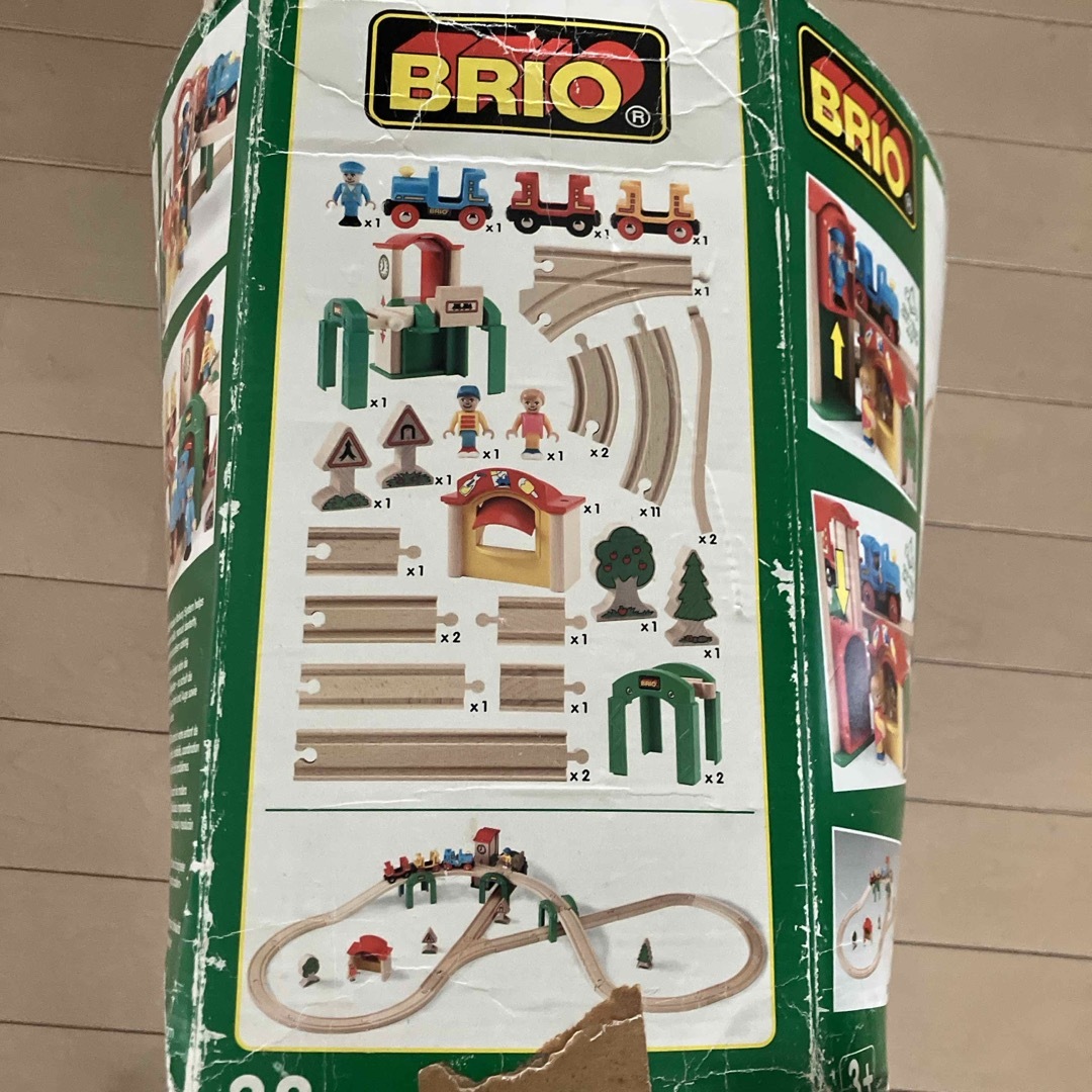 BRIO ブリオ　カーゴレール　木のおもちゃ キッズ/ベビー/マタニティのおもちゃ(知育玩具)の商品写真