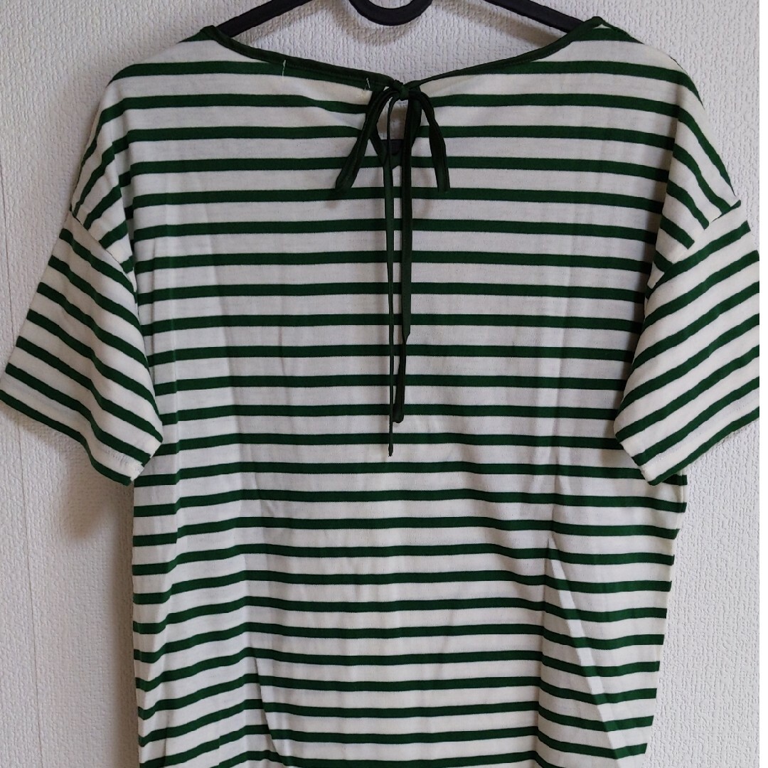 chocol raffine robe　ボーダー半袖Tシャツ レディースのトップス(Tシャツ(半袖/袖なし))の商品写真