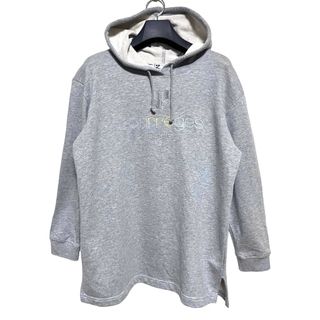 クレージュ(Courreges)の匿名発送　美品　クレージュ　デザインパーカー　グレー　サイズM(パーカー)