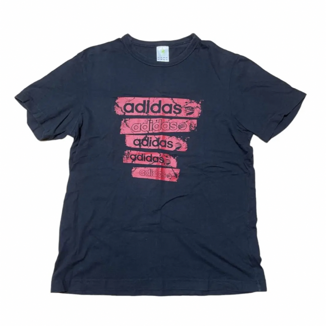 adidas(アディダス)のadidas 黒　赤　ロゴTシャツ メンズのトップス(Tシャツ/カットソー(半袖/袖なし))の商品写真