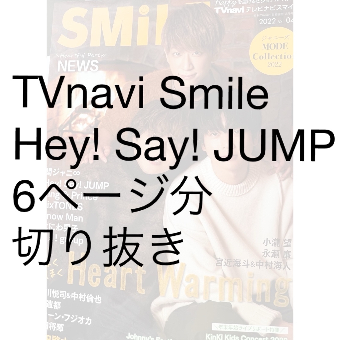 TVnavi SMILE (テレビナビスマイル) 2022年 02月号 [雑誌] エンタメ/ホビーの雑誌(音楽/芸能)の商品写真