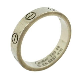 カルティエ(Cartier)の【4jhb102】カルティエ リング/ラブ/K18WG ホワイトゴールド 【中古】 レディース(リング(指輪))